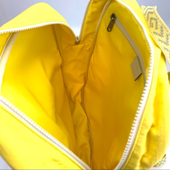 NWT Gucci Yellow Backpack "Blind For Love" -Nylon - Picture 8 of 10